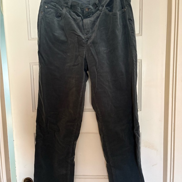 Eileen Fisher organic cotton straight leg corduroys everglade - Picture 4 of 4